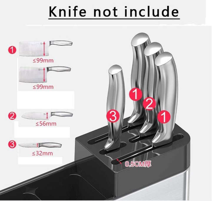 BURRAAQ TRANDING/ MULTIFUNCTIONAL KNIFE SPOON HOLDER FOR KITCHEN