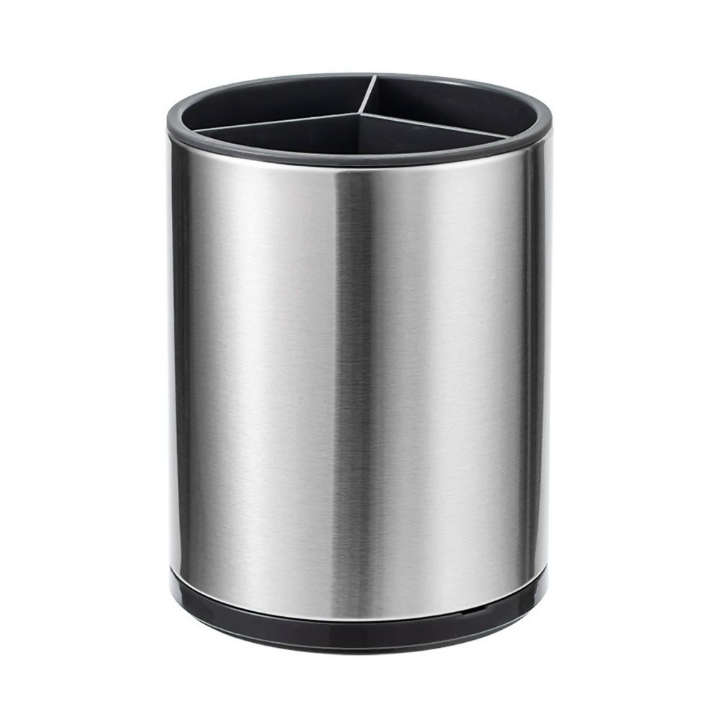 BURRAAQ TRANDING / 360 PRIMA ROTATING STAINLESS STEEL UTENSIL HOLDER