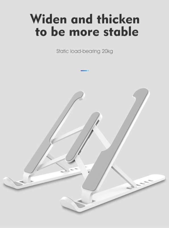 BURRAAQ TRANDING/ CELLTIME X STAND 2 ADJUSTABLE PLASTIC FOLDABLE COOL PORTABLE LAPTOP STAND