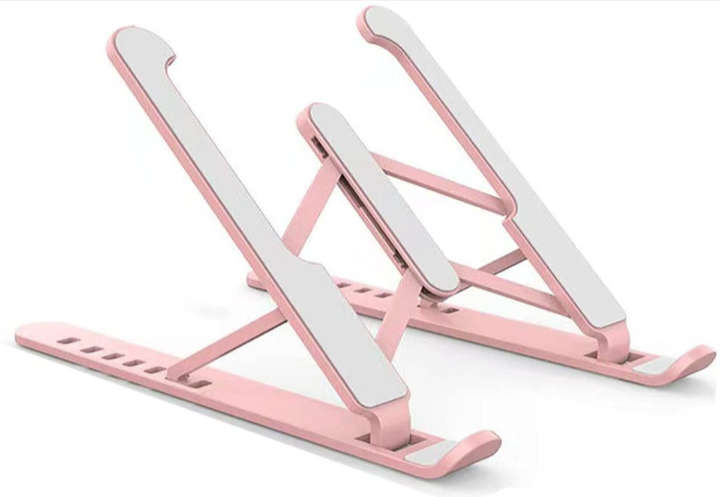 BURRAAQ TRANDING/ CELLTIME X STAND 2 ADJUSTABLE PLASTIC FOLDABLE COOL PORTABLE LAPTOP STAND