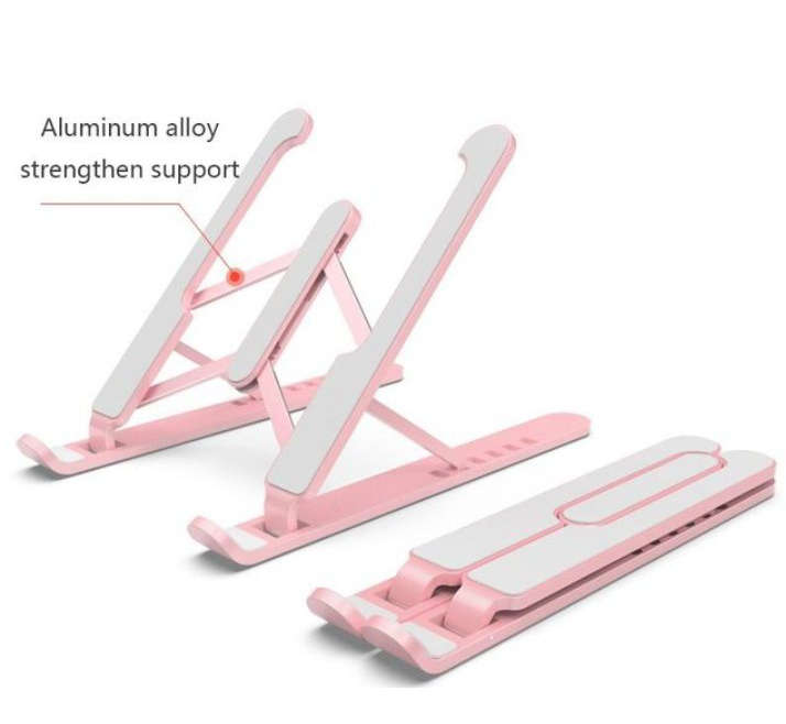 BURRAAQ TRANDING/ CELLTIME X STAND 2 ADJUSTABLE PLASTIC FOLDABLE COOL PORTABLE LAPTOP STAND