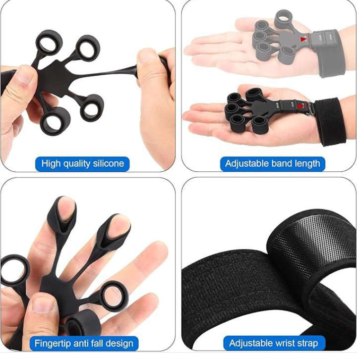 BURRAAQ TRANDING / GRIP STRENGTH TRAINER FINGERS HAND 3 RESISTANCE