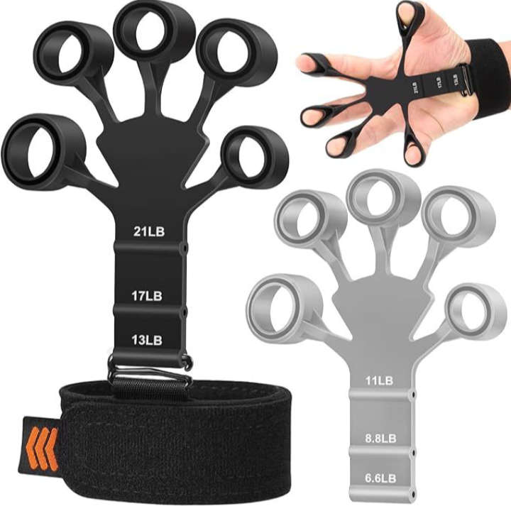 BURRAAQ TRANDING / GRIP STRENGTH TRAINER FINGERS HAND 3 RESISTANCE
