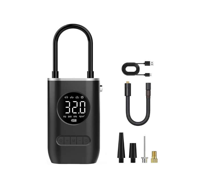 BURRAAQ TRANDING / LARGE DIGITAL SCREEN CORDLESS CAR AIR PUMP