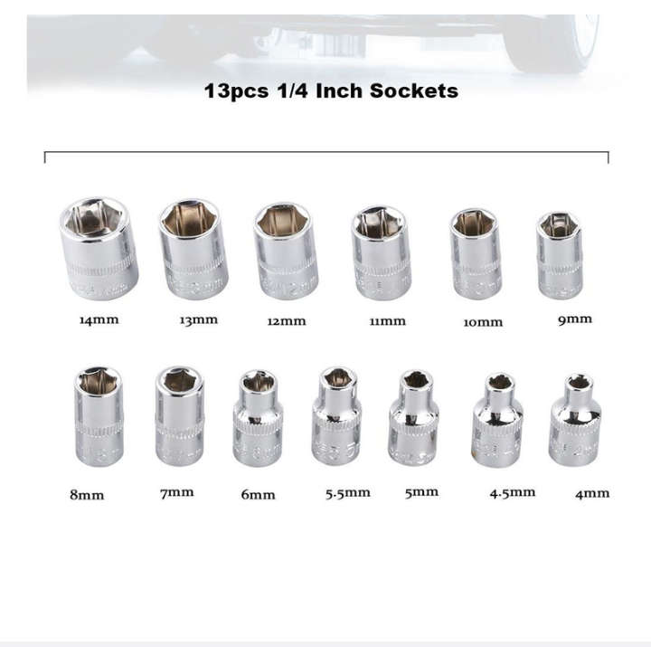 BURRAAQ TRANDING/ 46 PIECE SOCKET WRENCH SET