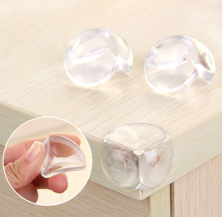 BURRAAQ TRANDING / MIHUIS SILICONE BABY SAFETY TABLE CORNER PROTECTOR