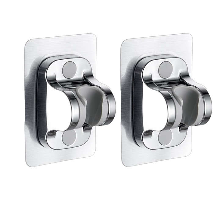 BURRAAQ TRANDING/ 2 PIECE NO DRILL SHOWER HEAD HOLDER