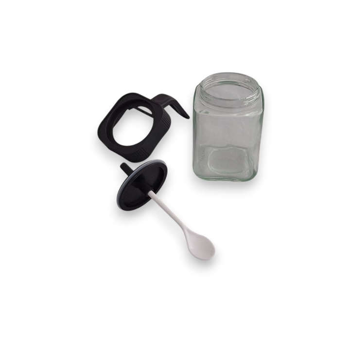 BURRAAQ TRANDING / 3 PIECE GLASS SPICE JAR SET