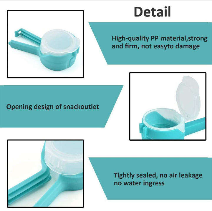 BURRAAQ TRANDING/ NEW SEALING POUR FOOD CLIP 4 PC