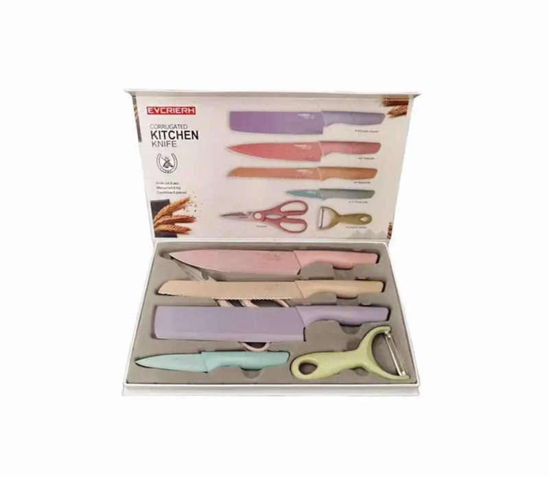 6pc Stainless Steel Kitchen Knife Set