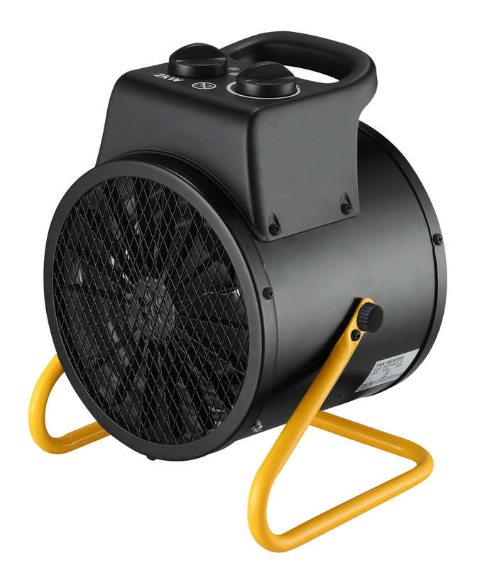 Bluetech Fans - Stainless Steel Electric Heater - 2000W - Black Overheat Protection