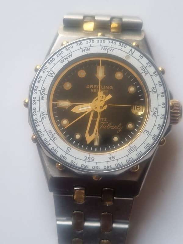 Breitling Genève Tabarly Quartz  Two-Tone, Compass Bezel