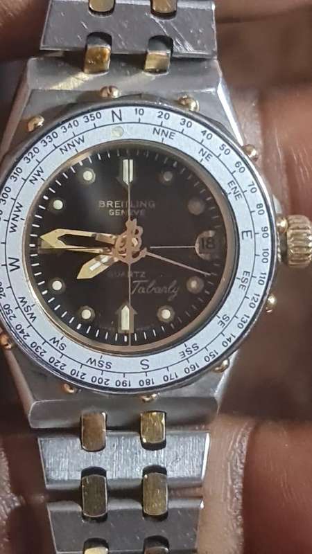 Breitling Genève Tabarly Quartz  Two-Tone, Compass Bezel