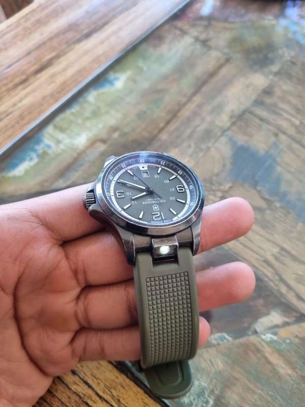 Victorinox Swiss Army Night Vision  Olive Green Dial, Torch & Night Light