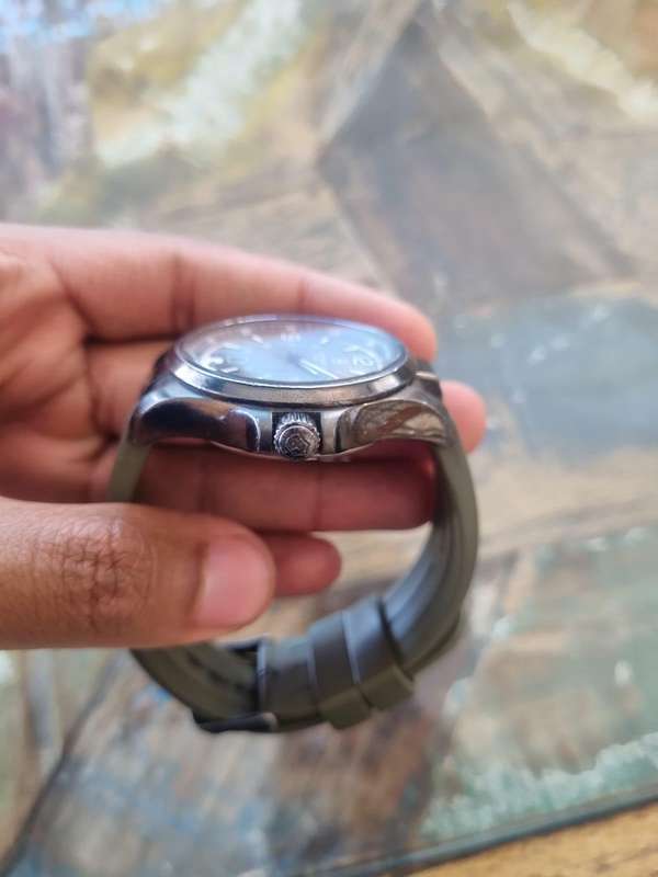 Victorinox Swiss Army Night Vision  Olive Green Dial, Torch & Night Light