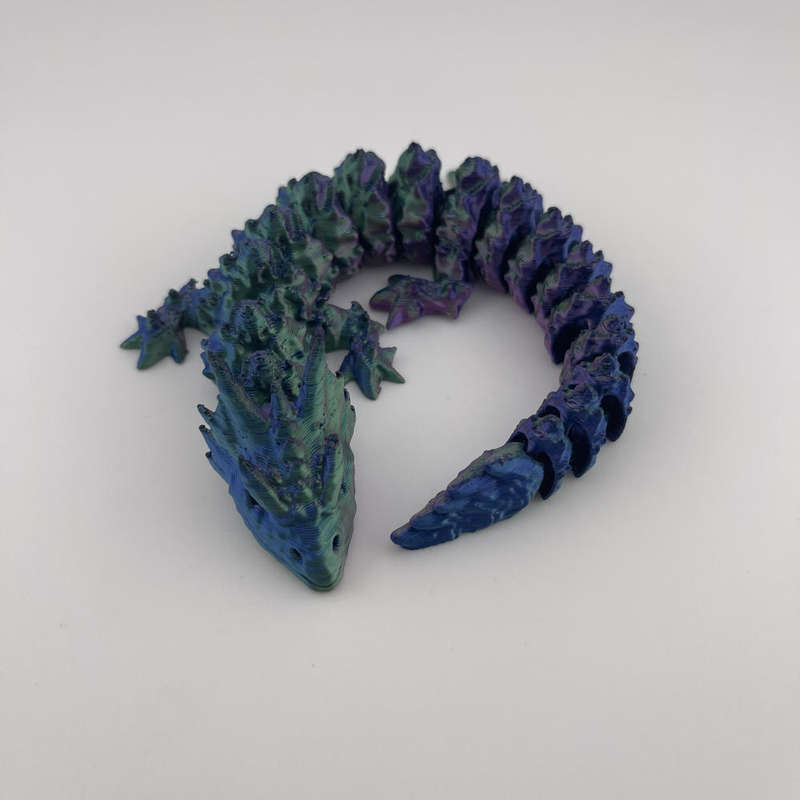 Articulated Dragon Toy Tri-Colour