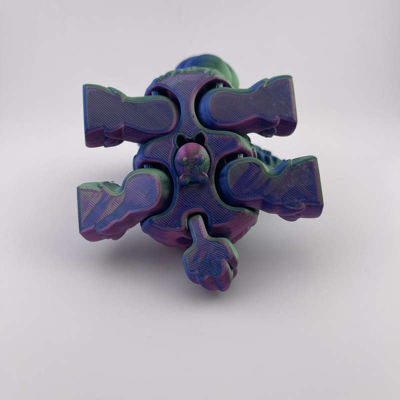 Articulated Cow Toy Tri Colour