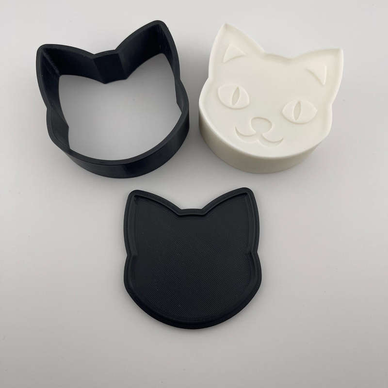 70mm Cat Face Bath Bomb Mould