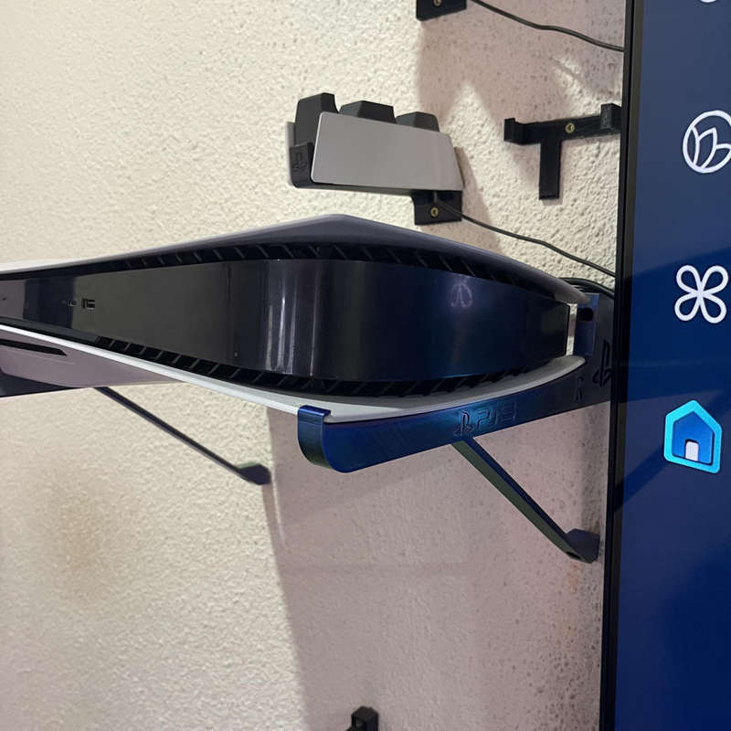 PS5 Disc Edition Console Horizontal Wall Brackets
