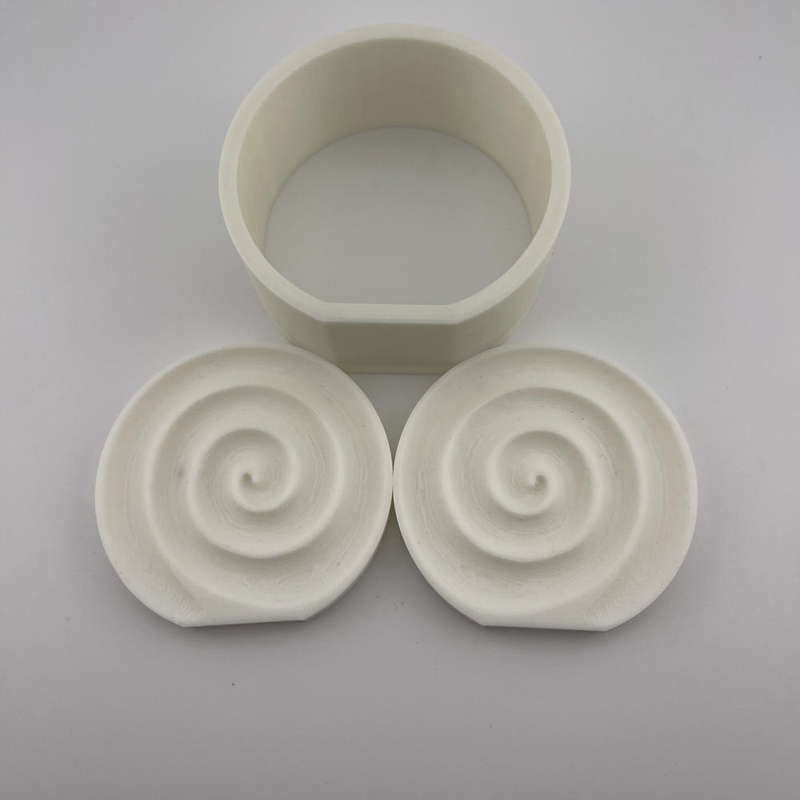 80mm Swirl Lollipop Bath Bomb Mould
