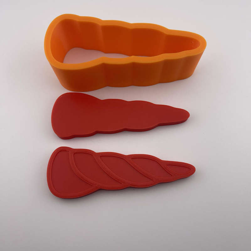 2D Unicorn Horn Bath Bomb Mould