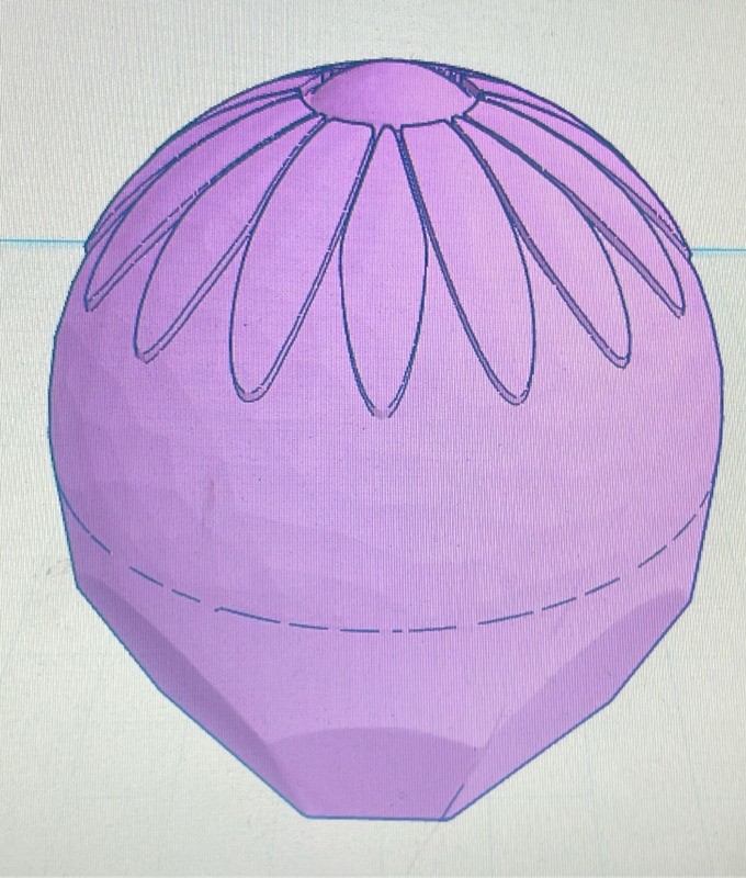 60mm Geo Daisy Bath Bomb Mould