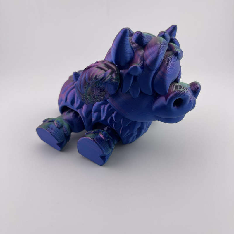 Articulated Cow Toy Tri Colour