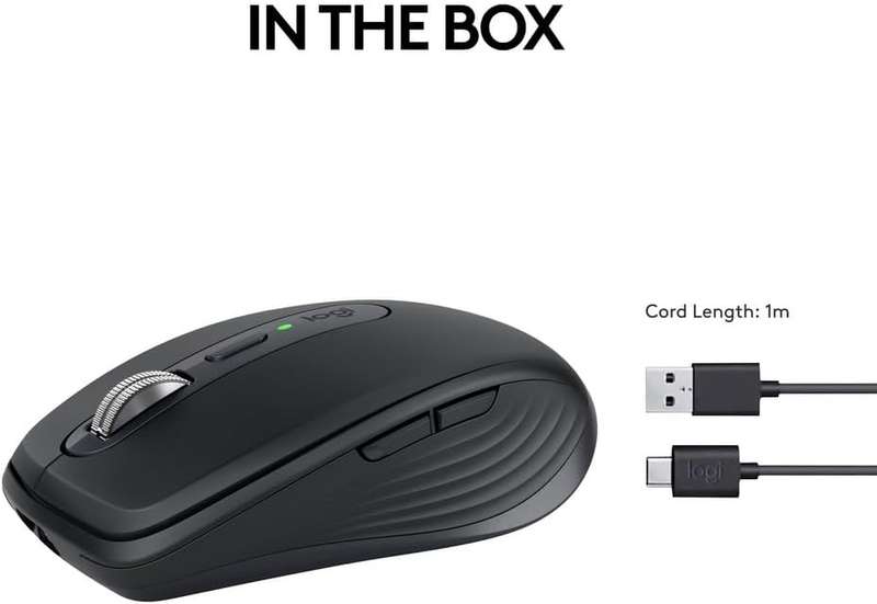 Logitech MX Anywhere 3S Graphite Mouse