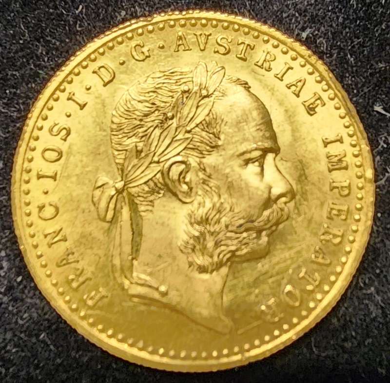 1915 GOLD FRANC.IOS.COINS-I.D.G.-AVSTRIAE-IMPERATOR COINS