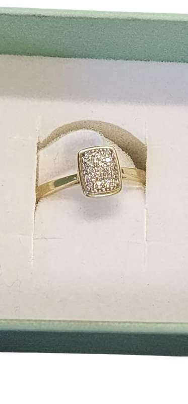 9CT NWJ GOLD RING.