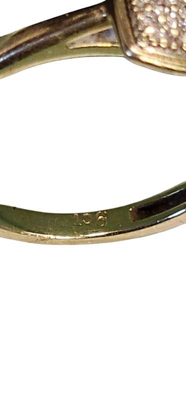 9CT NWJ GOLD RING.