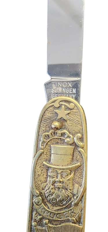 PAUL KRUGER & DE WET SOLINGER GERMAN MADE KNIFE.
