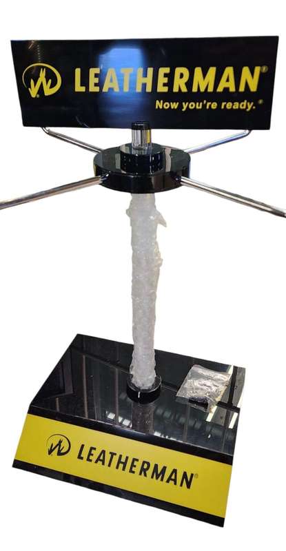LEATHERMAN COUNTER TOP SPINNER DISPLAY.