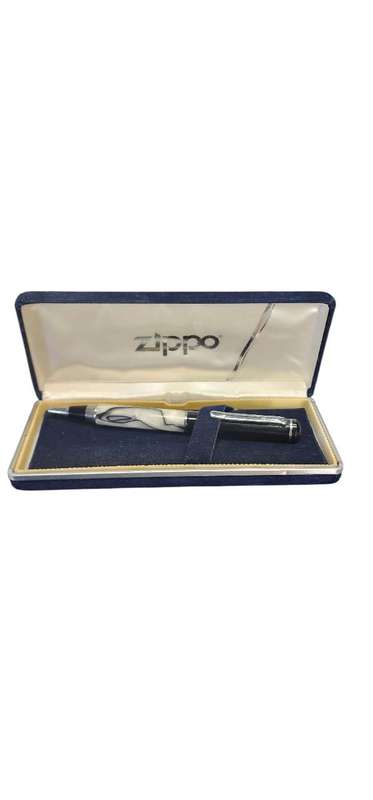 HIGH QUALITY ZIPPO OYSTER MARBLE ACRYLIC BALL POINT PEN.