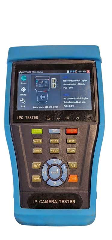 IPC-4300H IP AND ANALOG CAMERA TESTER.