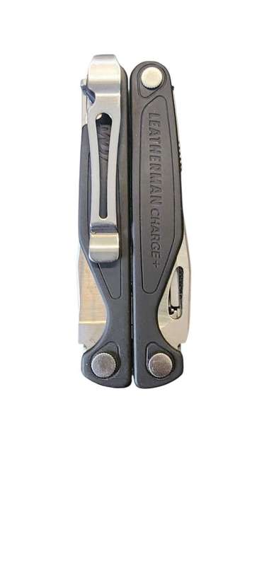 LEATHERMAN CHARGE + WITH BELT CLIP ,LANYARD RING AND SHEATH.