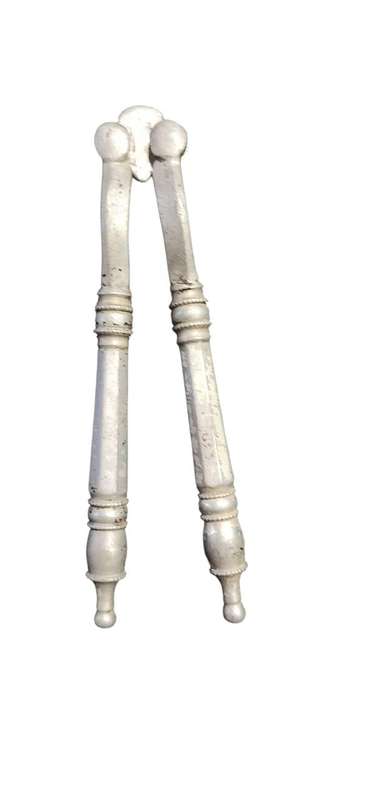 ANTIQUE NUTT CRACKER .SILVER-PLATED