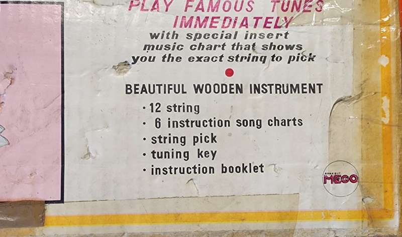 ZIPPY ZITHER 12 STRING CHILDREN'S GUITAR.