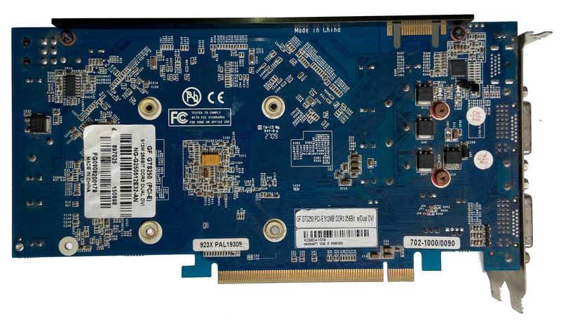 GF GTS250(PCI-E) 512M 256BIT DDR3 DUAL DVI GPU PCB[SOLD FOR PART OR REPAIR]