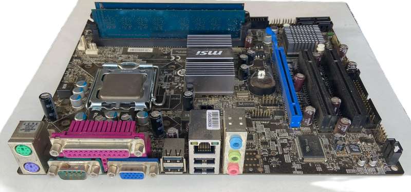 Motherboard, CPU, RAM Combo -  MSI G41M-P26, Intel Core 2 Quad Q8300 @ 2.50 GHz, 4GB DDR3, LGA 775