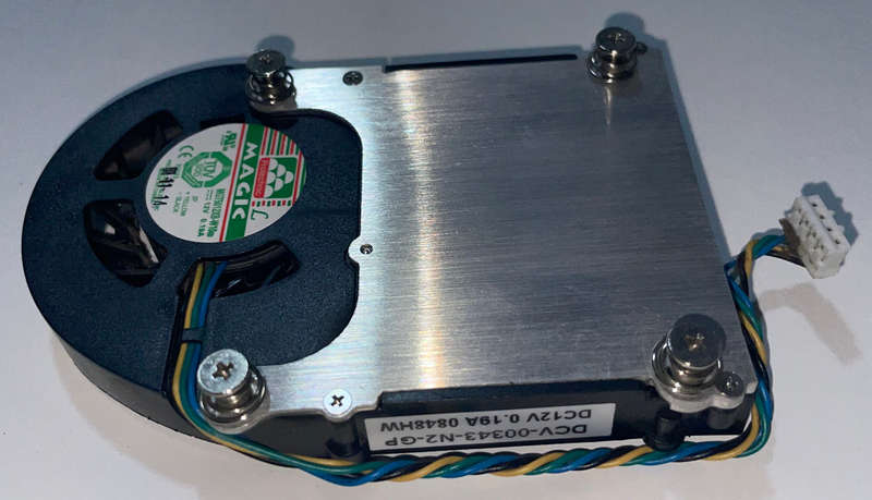 GPU Graphic card heat sink and fan, mounting hole 52.5 x 52.5mm