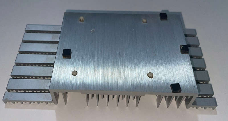 Passive cooling GPU Graphic card heat sink 4.4cm x 4.4cm