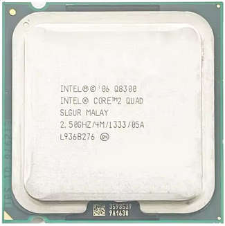 Intel Core 2 Quad Processor Q8300 @ 2.50 GHz,  4M Cache, 4 Cores,  95W, LGA 775