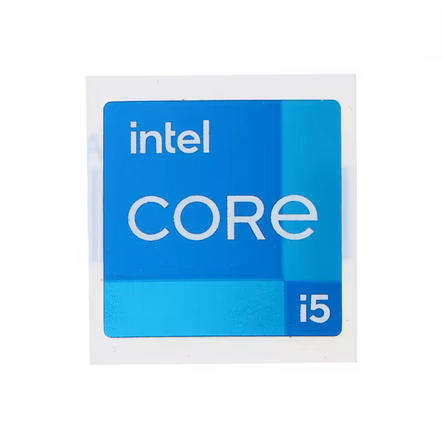 CPU sticker Intel i5 11 Generation, Laptop Desktop CPU Sticker, 1.8cm x 1.8cm [STICKER ONLY]