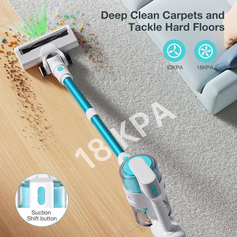 MOOSOO S6 Cordless Stick Vacuum