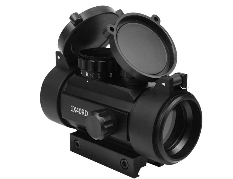 1x40 Red Green Dot Sight Scope for Odor, Holographic Hunting Optics, Red Dot Sight Scope, 11mm & 20m