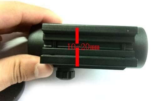 1x40 Red Green Dot Sight Scope for Odor, Holographic Hunting Optics, Red Dot Sight Scope, 11mm & 20m