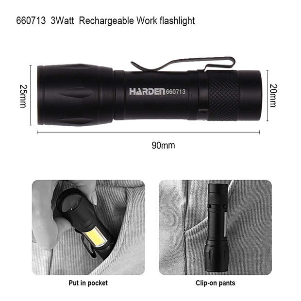 Rechargeable Outdoor Mini Torch