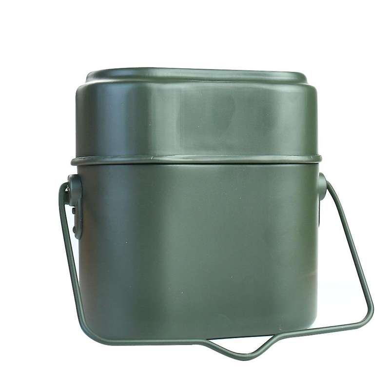 3 pcs Aluminum Portable Outdoor Camping Canteen Lunch Box & Cookware