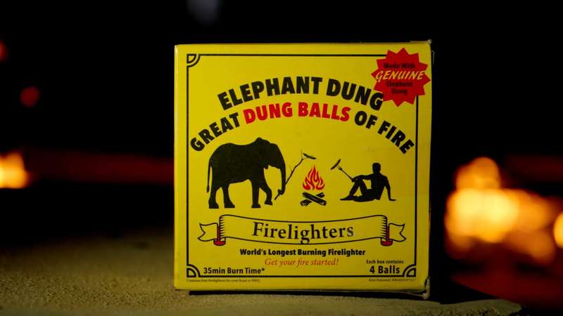 Elephant Dung Firelighters 4 Balls Braai And Fire